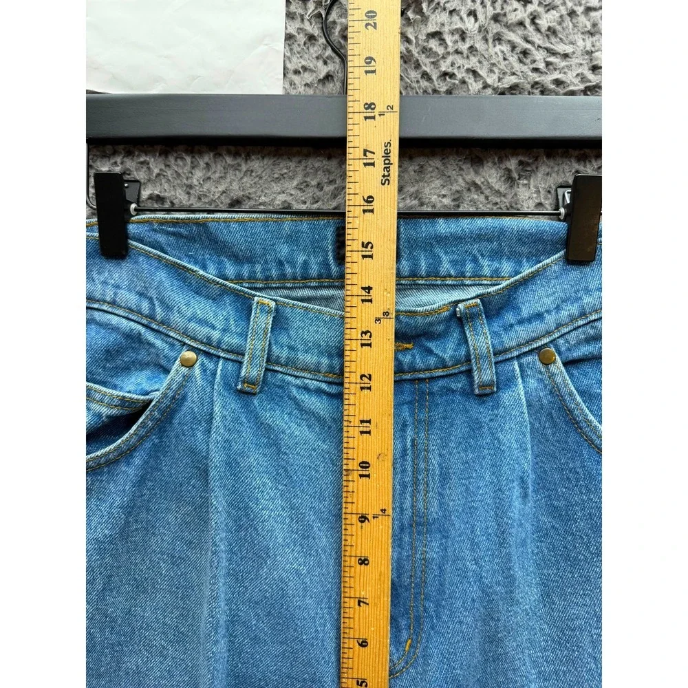 Magenta Skateboards OG Baggy Denim Pants Blue Stonewash Mens Size M
